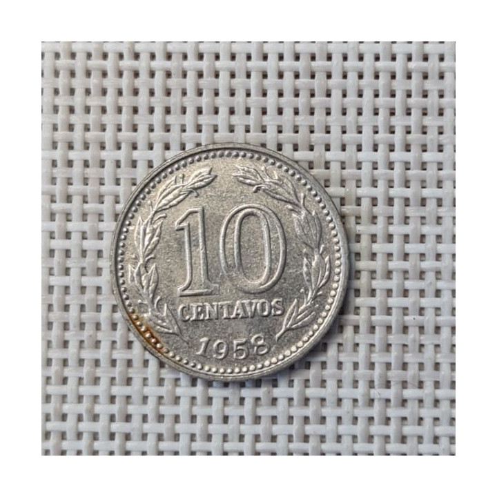 Argentina 10 Centavos 1958 KM-54 VF