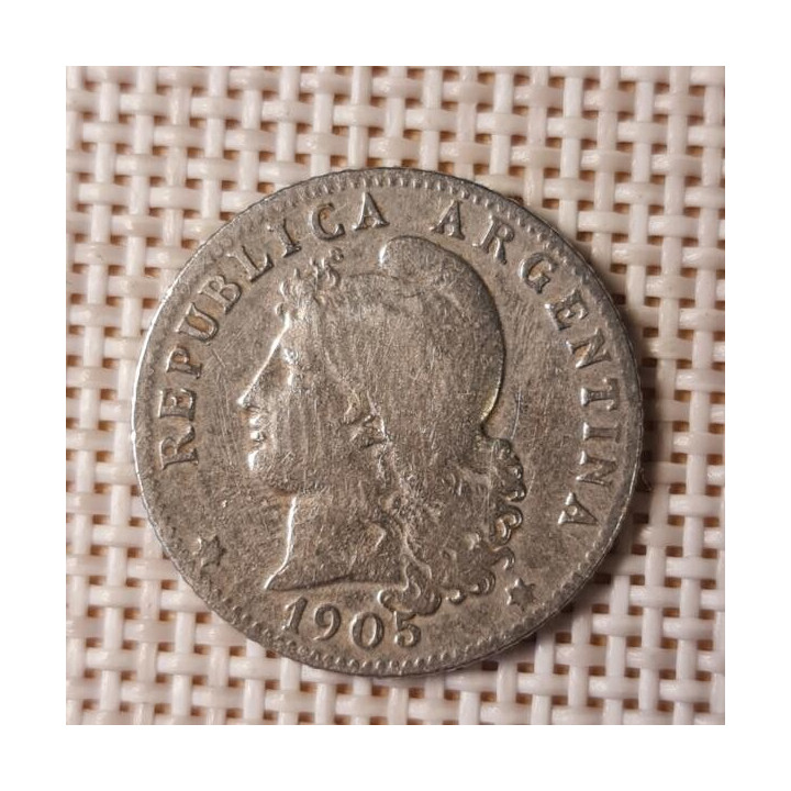 Argentina 20 Centavos 1905 KM-36 VF