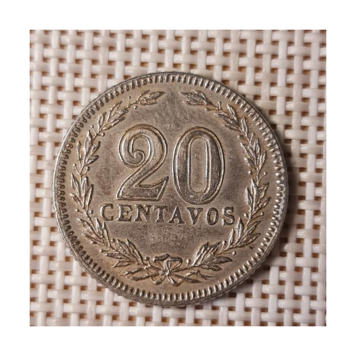 Argentina 20 Centavos 1919 KM-36 VF