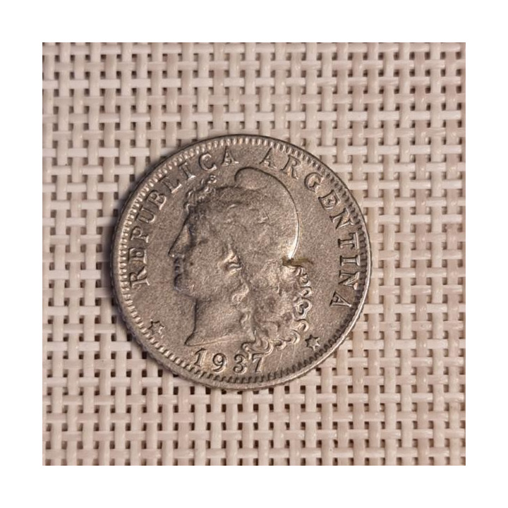 Argentina 20 Centavos 1937 KM-36 VF