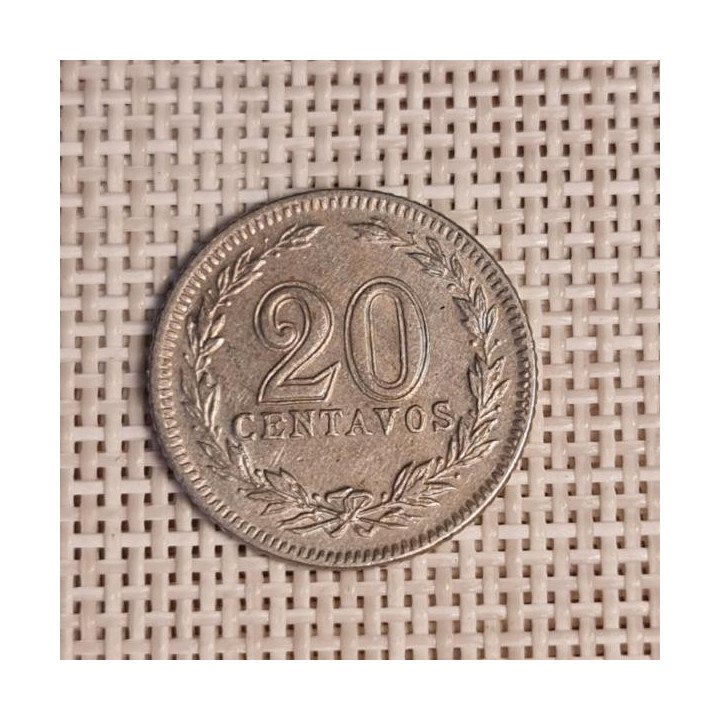 Argentina 20 Centavos 1937 KM-36 VF