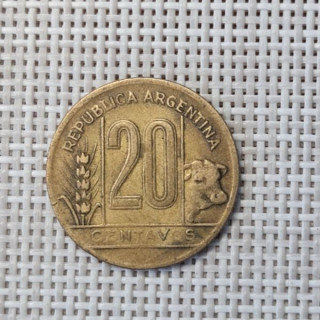 Argentina 20 Centavos 1946 KM-42 VF