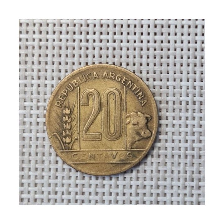 Argentina 20 Centavos 1948 KM-42 VF