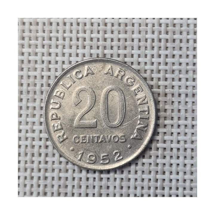 Argentina 20 Centavos 1952 KM-48 VF
