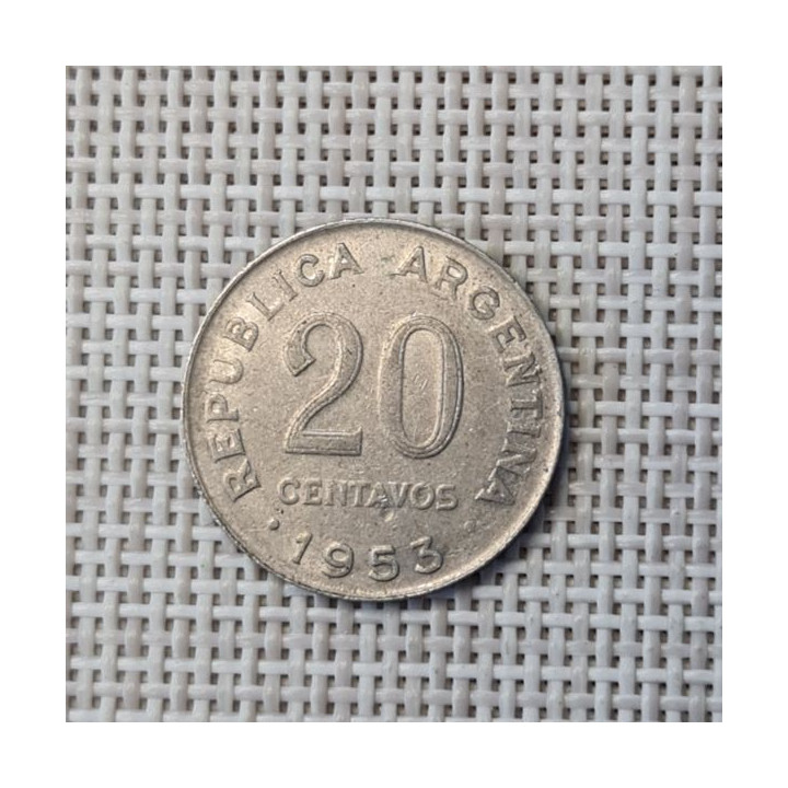 Argentina 20 Centavos 1953 KM-48a VF