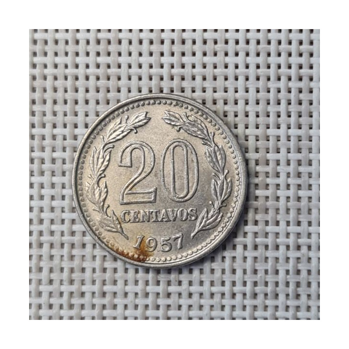 Argentina 20 Centavos 1957 KM-55 VF