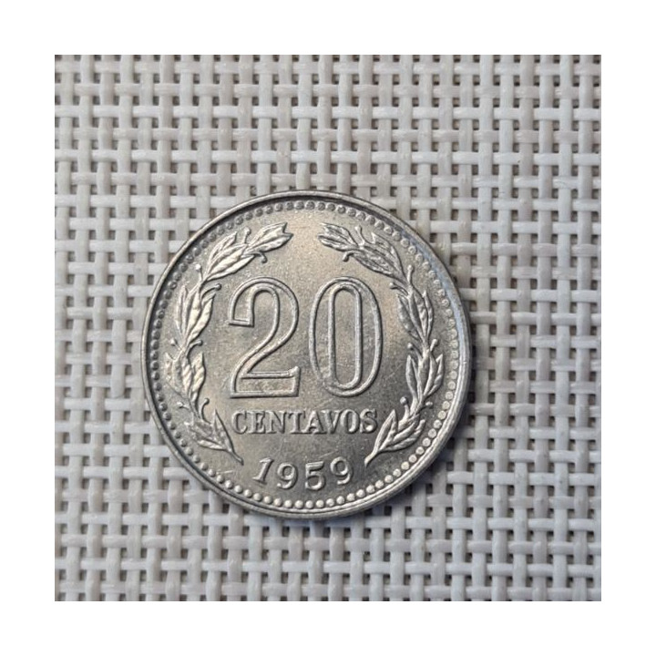 Argentina 20 Centavos 1959 KM-55 VF