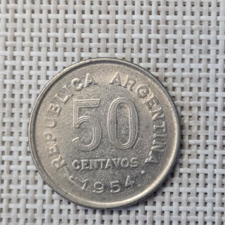 Argentina 50 Centavos 1954 KM-49 VF
