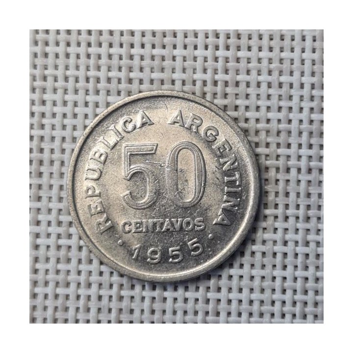 Argentina 50 Centavos 1955 KM-49 VF