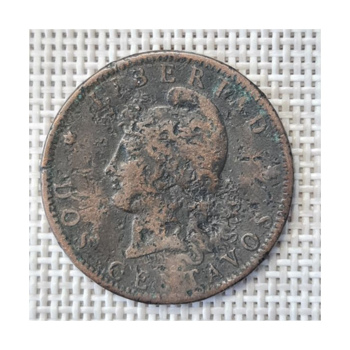 Argentina 2 Centavos 1885 KM-33 F
