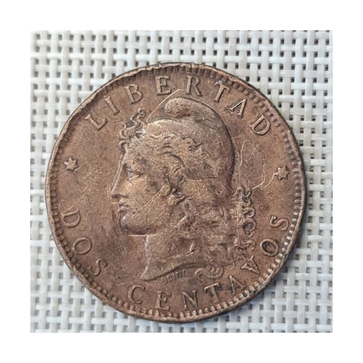 Argentina 2 Centavos 1891 KM-33 F