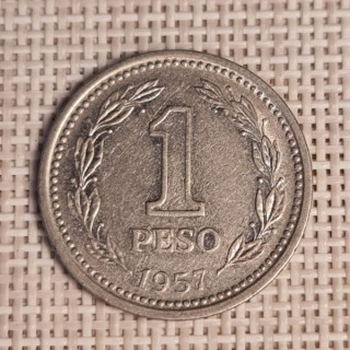 Argentina 1 Peso 1957 KM-57 VF