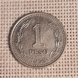 Argentina 1 Peso 1958 KM-57 VF