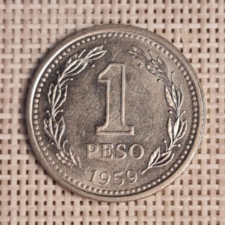 Argentina 1 Peso 1959 KM-57 VF