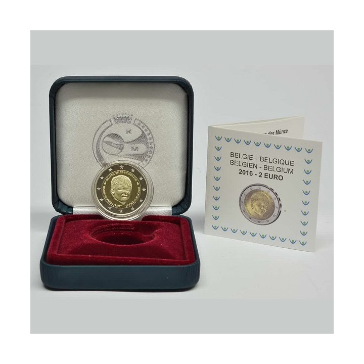 Belgium 2 Euro 2016 "Child Focus" Proof