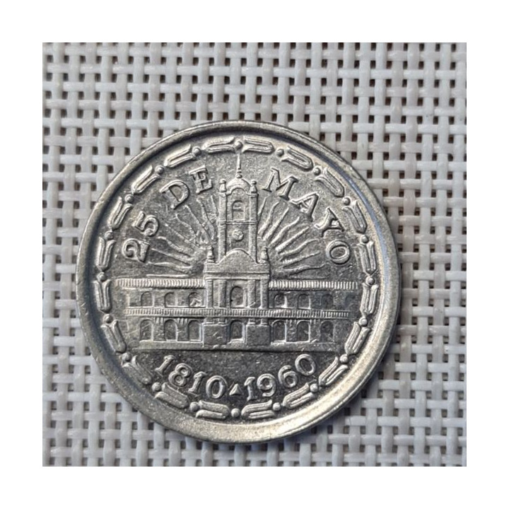 Argentina 1 Peso 1960 "Spanish Viceroy" KM-58 VF