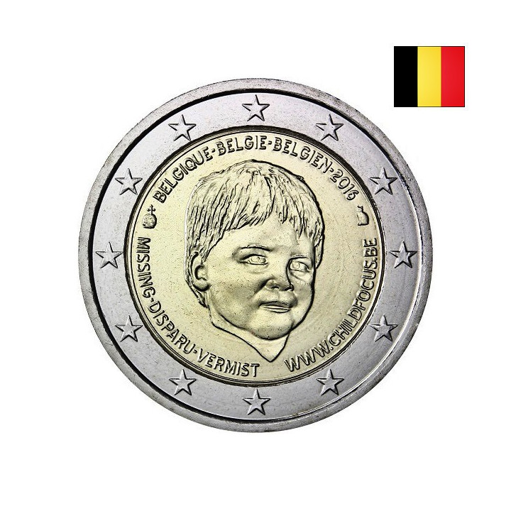 Belgium 2 Euro 2016 "Child Focus" Proof