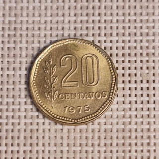 Argentina 20 Centavos 1975 KM-67 VF