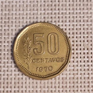 Argentina 50 Centavos 1970 KM-68 XF
