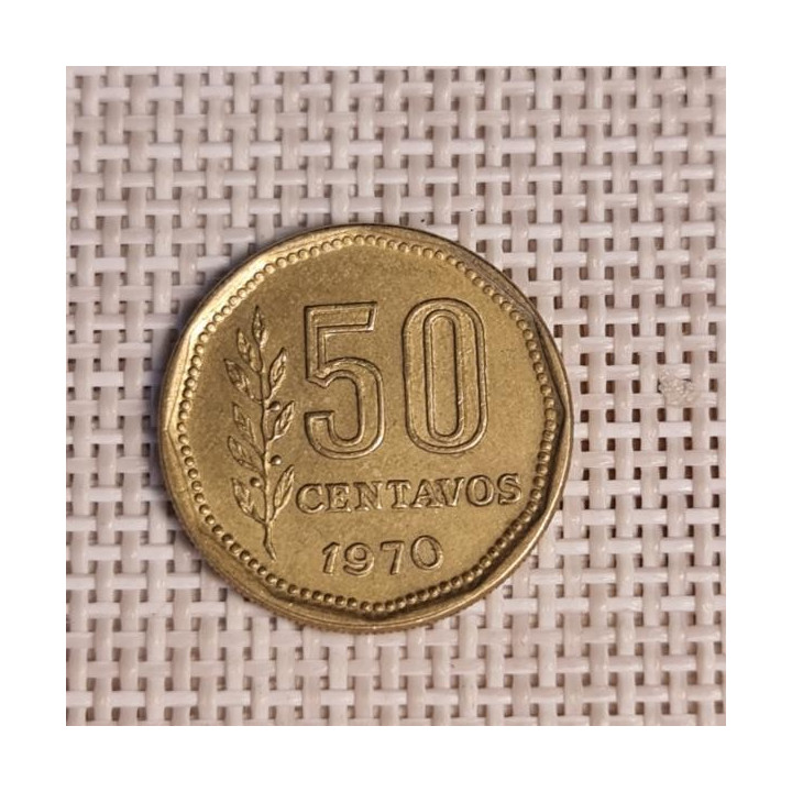 Argentina 50 Centavos 1970 KM-68 XF