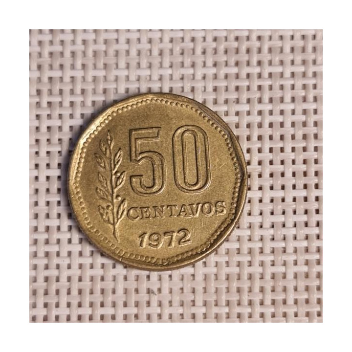 Argentina 50 Centavos 1972 KM-68 VF