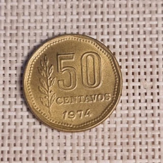 Argentina 50 Centavos 1974 KM-68 VF