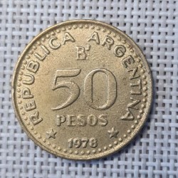 Argentina 50 Pesos 1978 "San Martín" KM-81 VF