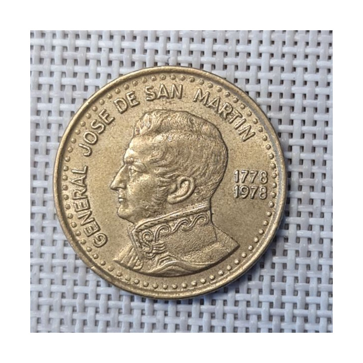 Argentina 50 Pesos 1978 "San Martín" KM-81 VF