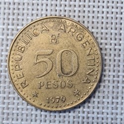 Argentina 50 Pesos 1979 KM-83 VF