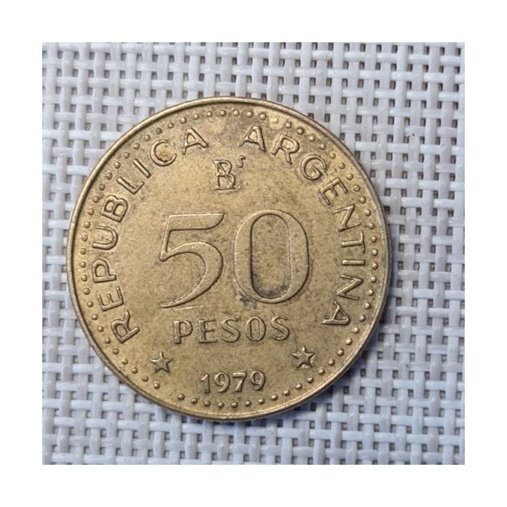 Argentina 50 Pesos 1979 KM-83 VF