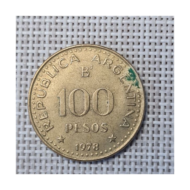 Argentina 100 Pesos 1978 "San Martín" KM-82 VF