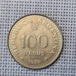 Argentina 100 Pesos 1979 KM-85 VF