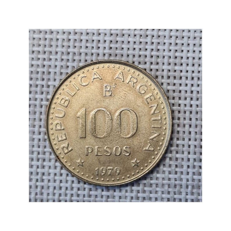 Argentina 100 Pesos 1979 KM-85 VF