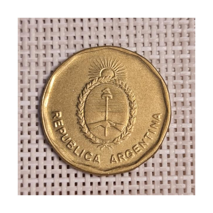Argentina 10 Centavos 1986 KM-98 VF
