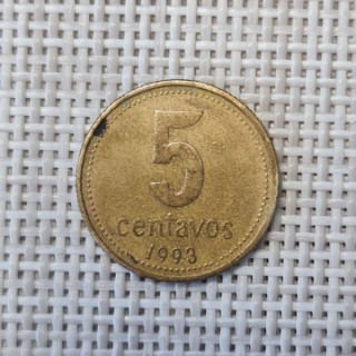 Argentina 5 Centavos 1993 KM-109 VF
