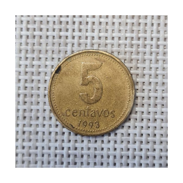 Argentina 5 Centavos 1993 KM-109 VF