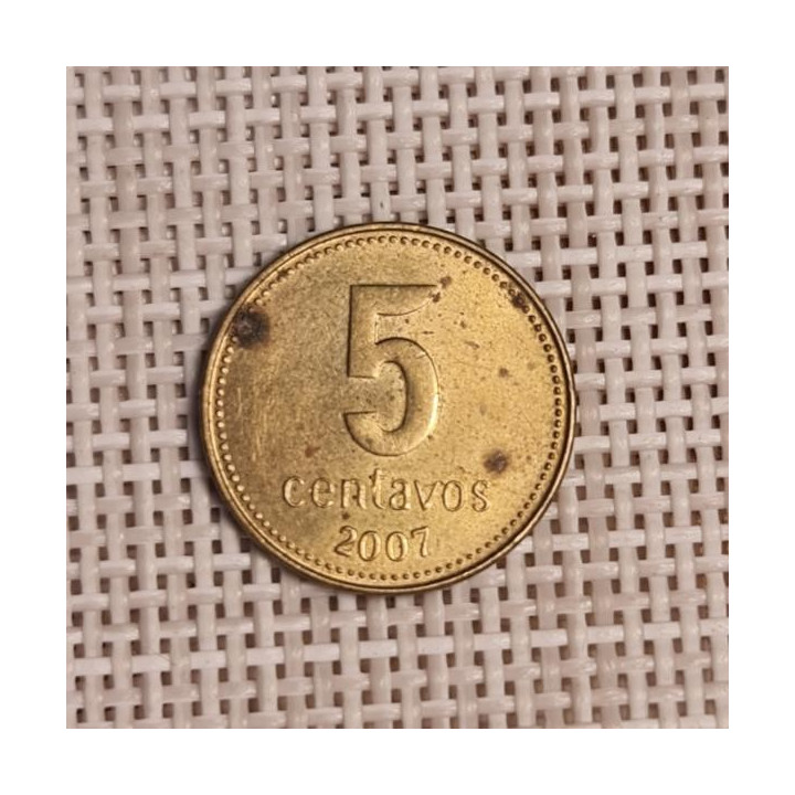 Argentina 5 Centavos 2007 KM-109 VF