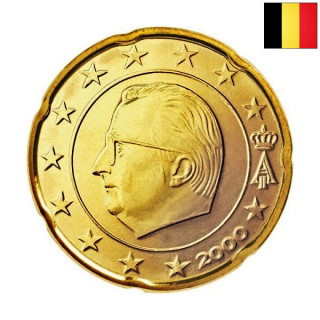 Belgium 20 Euro Cent 2000 UNC