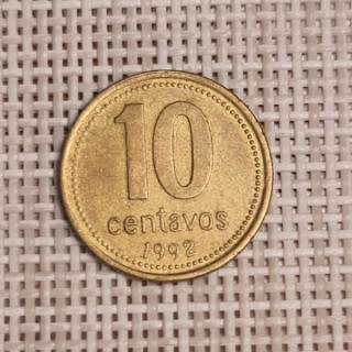 Argentina 10 Centavos 1992 KM-107 VF