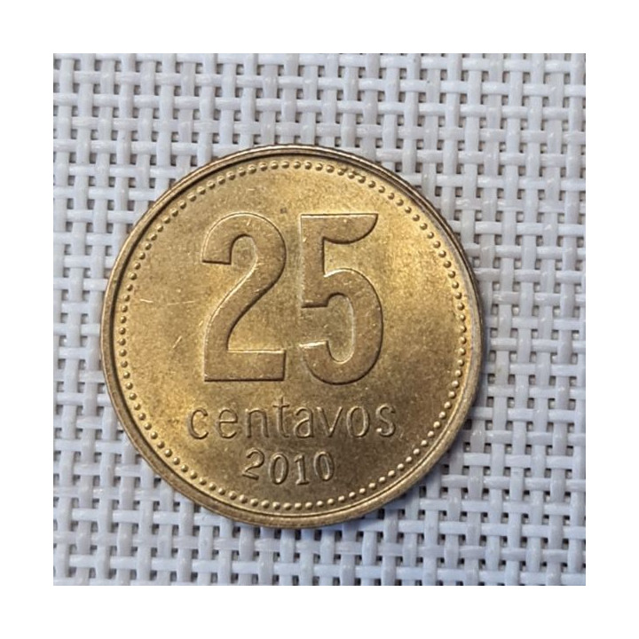Argentina 25 Centavos 2010 KM-110.1 XF