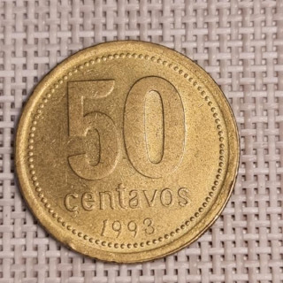 Argentina 50 Centavos 1993 KM-111 VF