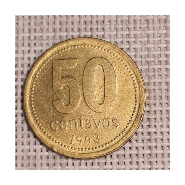 Argentina 50 Centavos 1993 KM-111 VF
