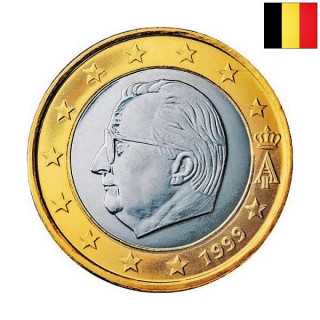 Belgium 1 Euro 1999 KM-230 UNC