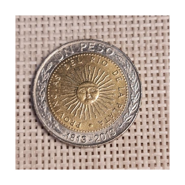 Argentina 1 Peso 2013 "National Coin" KM-112.4 VF