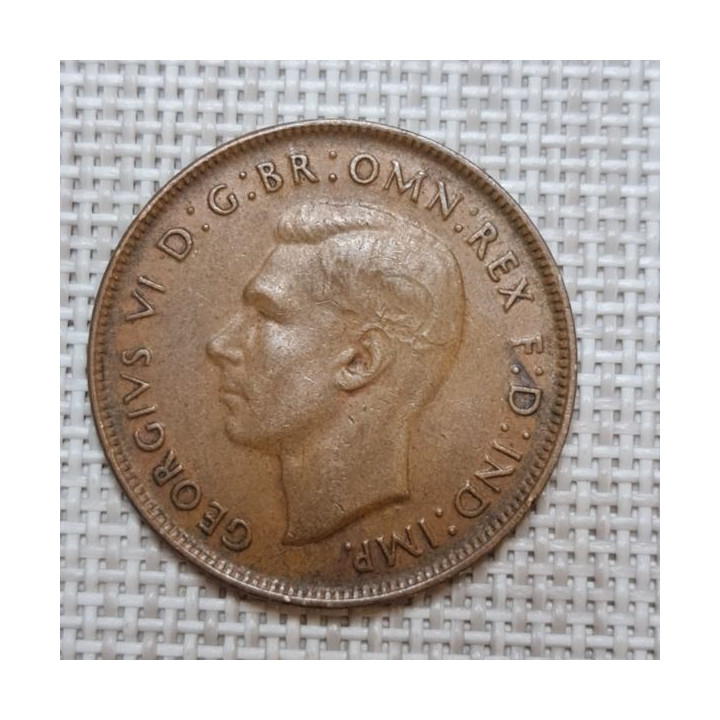 Australia 1 Penny 1948 KM-36 VF