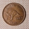 Australia 1 Penny 1949 KM-43 VF