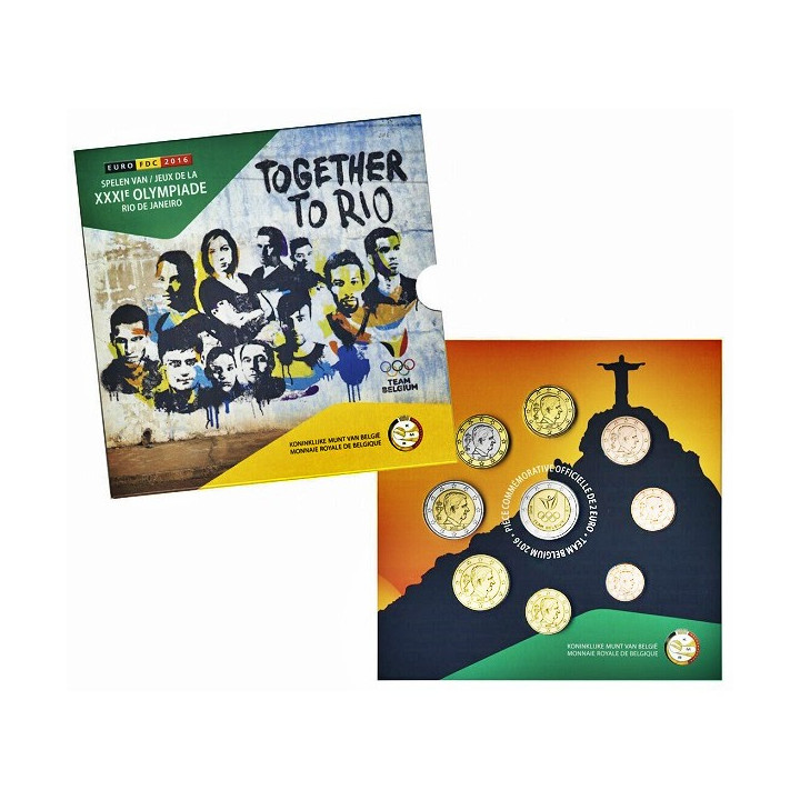 Belgium Official Euro Set (5,88€) 2016 BU