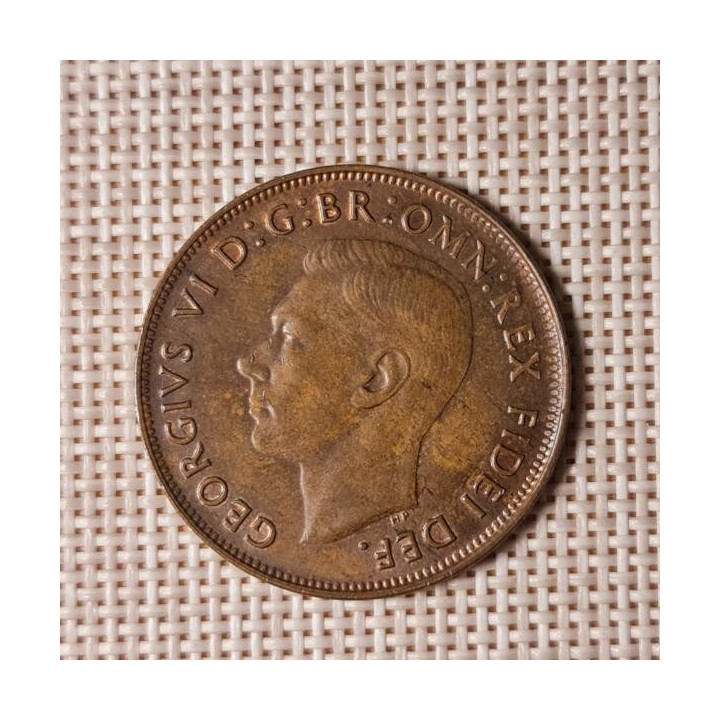 Australia 1 Penny 1950 KM-43 VF