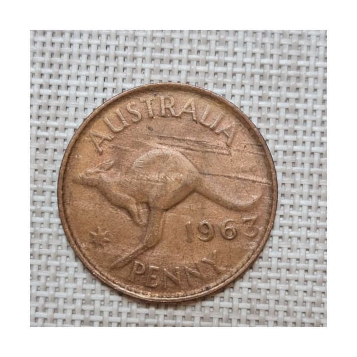 Australia 1 Penny 1963 KM-56 VF