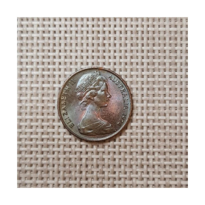 Australia 1 Cent 1974 KM-62 VF